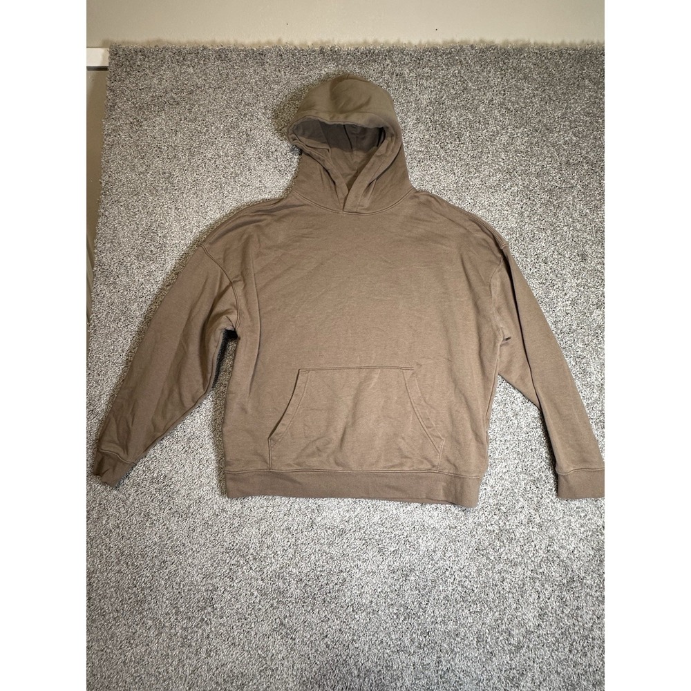 No‎ Boundaries Oversized Fit Hoodie Brown Pullover Sweatshirt Women's Large